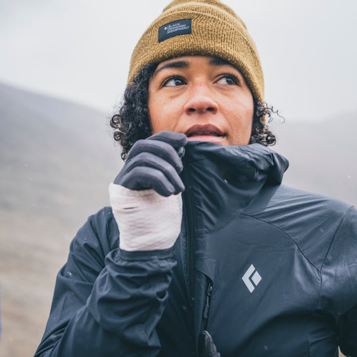 Black diamond women's clearance rain jacket